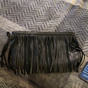Romygold
Black Fringe Clutch Bag